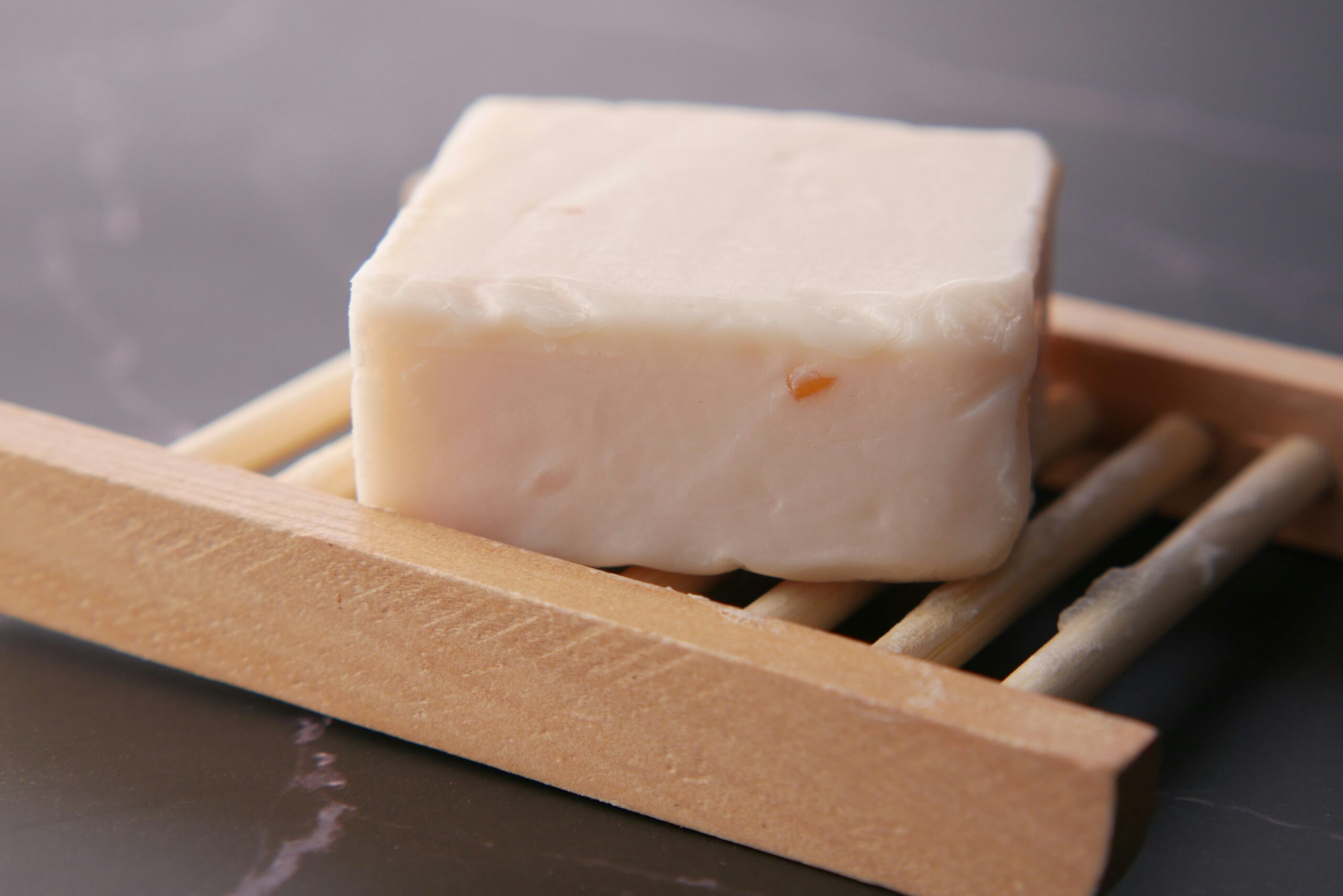 Soap bars curing during the custom soap manufacturing process